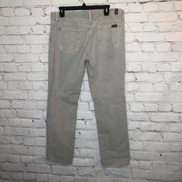 7 For All Mankind Rickie Destroyed Boyfriend Jeans - Picture 3 of 6